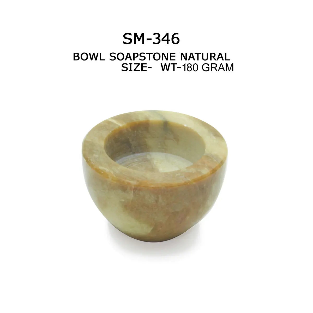 BOWL SOAPSTONE NATURAL